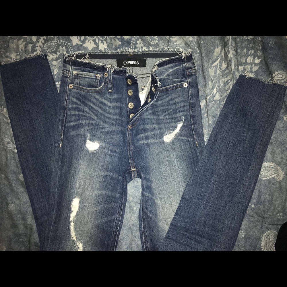 NWOT EXPRESS HIGH RISE STRETCH ANKLE JEAN 💕